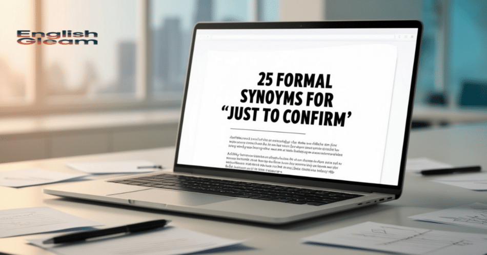 25 formal Synonyms for "just to conform"