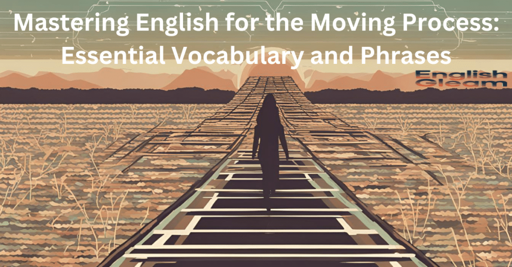 Mastering english for thr moving proces